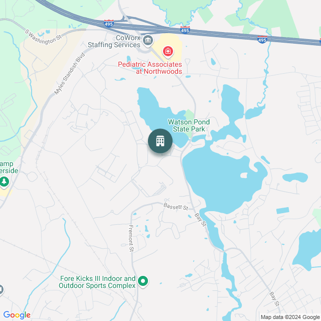 Map of Myles Standish Industrial Development, a Industrial real estate investment opportunity in Taunton, MA listed on the CrowdStreet Marketplace. 