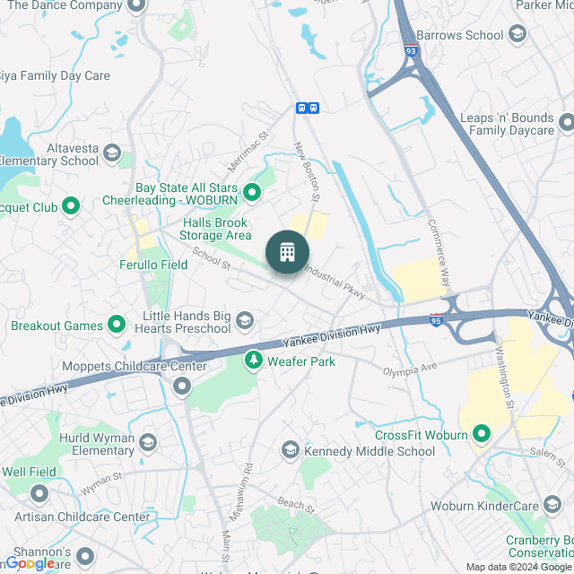Map of Zero New Boston Street - Multifamily GP Pre-Development, a Multifamily real estate investment opportunity in Woburn, MA listed on the CrowdStreet Marketplace. 