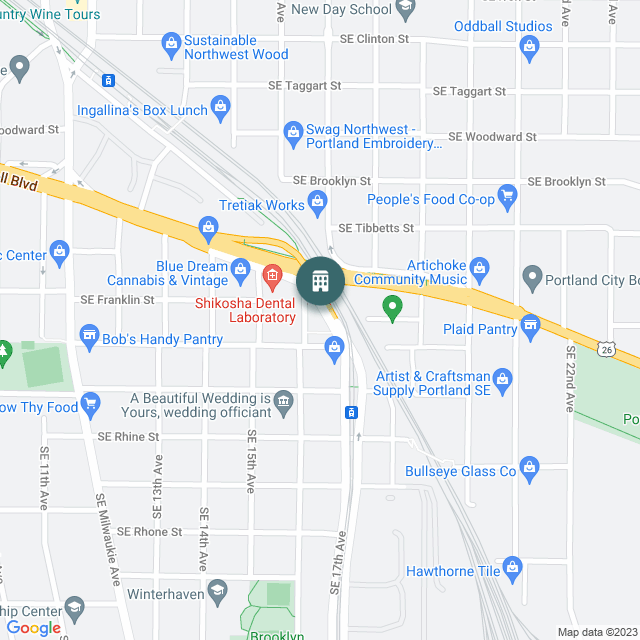 Map of The Dean River Apartments, a Multifamily real estate investment opportunity in Portland, OR listed on the CrowdStreet Marketplace. 