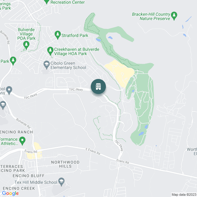 Map of Dolce Vita Cibolo Canyon, a Senior Housing real estate investment opportunity in San Antonio, TX listed on the CrowdStreet Marketplace. 