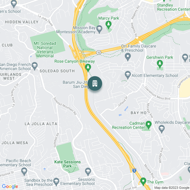 Map of Rose Canyon Business Park, a Industrial real estate investment opportunity in San Diego, CA listed on the CrowdStreet Marketplace. 