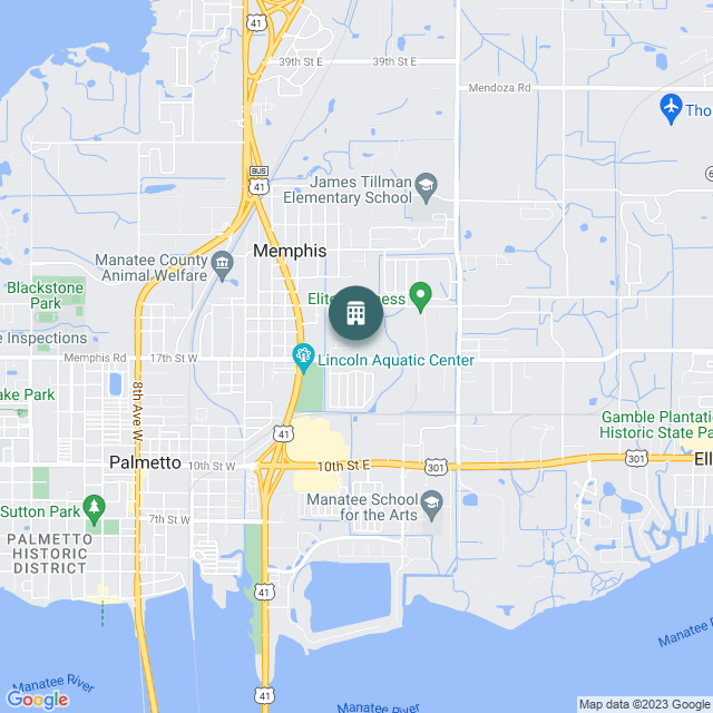 Map of Palmetto Industrial Park, a Industrial real estate investment opportunity in Palmetto, FL listed on the CrowdStreet Marketplace. 