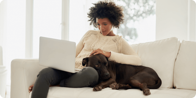 woman looking at her CrowdStreet returns